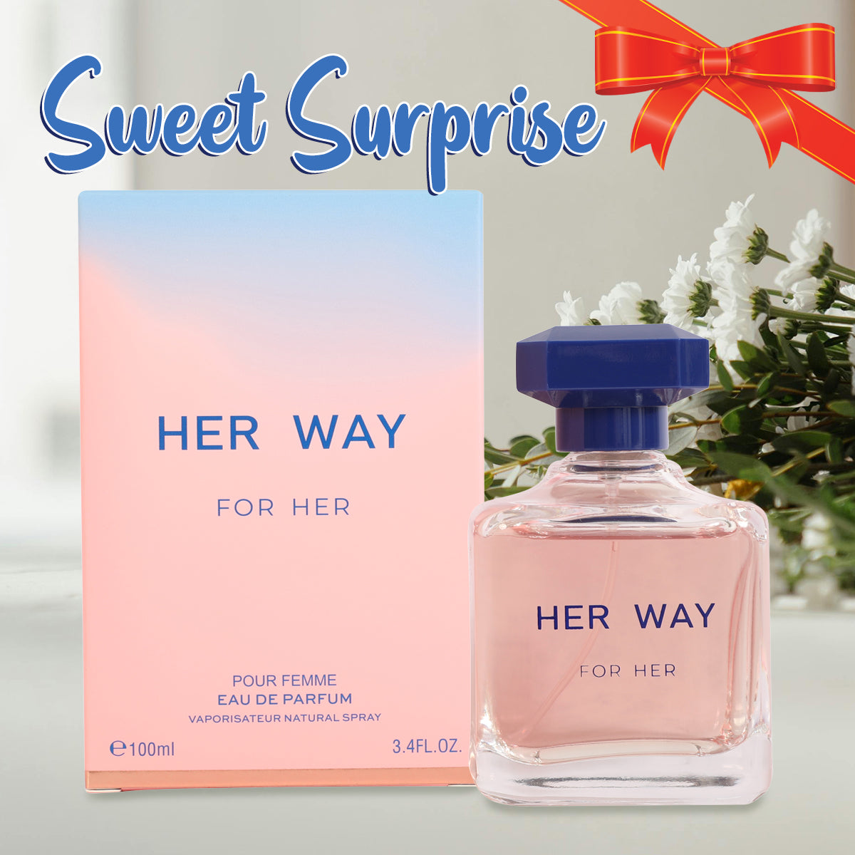 Her Way Spray Perfume Eau De Parfum For Women - 100ML/3.4 FL.OZ.