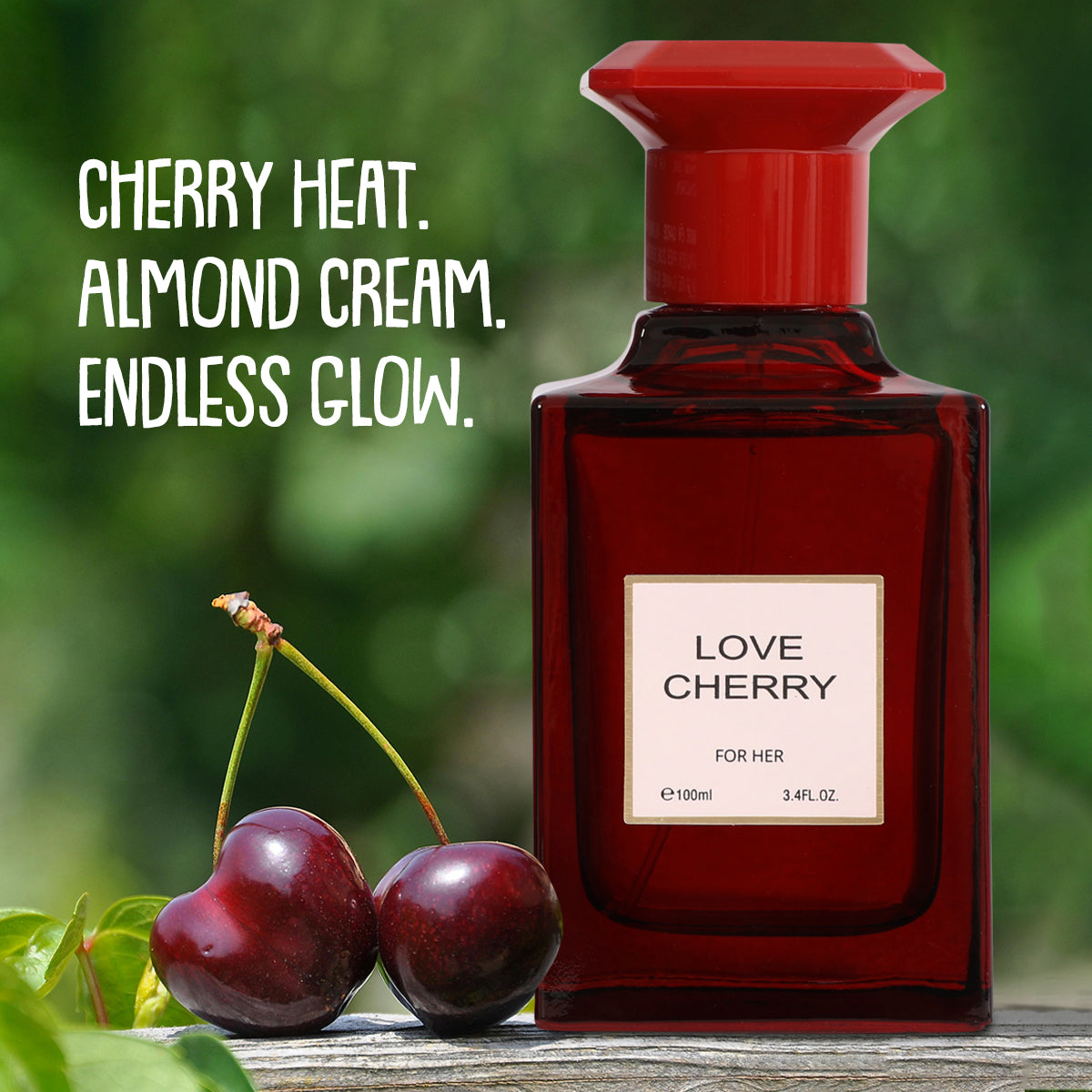 Love Cherry Spray Perfume Eau De Parfum For Women - 100ML/3.4 FL.OZ.