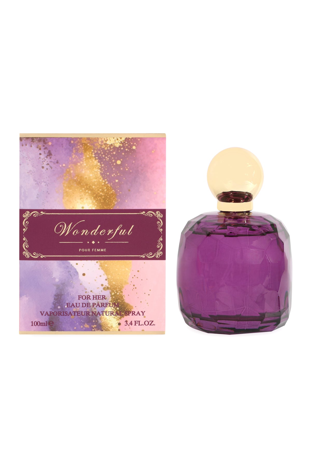 Wonderful Pour Femme Spray Perfume Eau De Parfum For Women - 100ML/3.4FL.OZ./3PCS