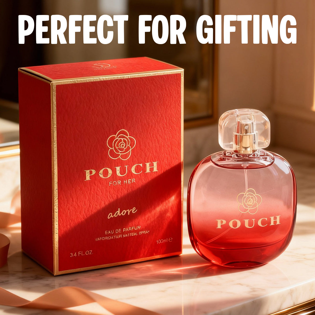 Pouch Adore Spray Perfume Eau De Parfum For Women - 100ML/3.4FL.OZ.