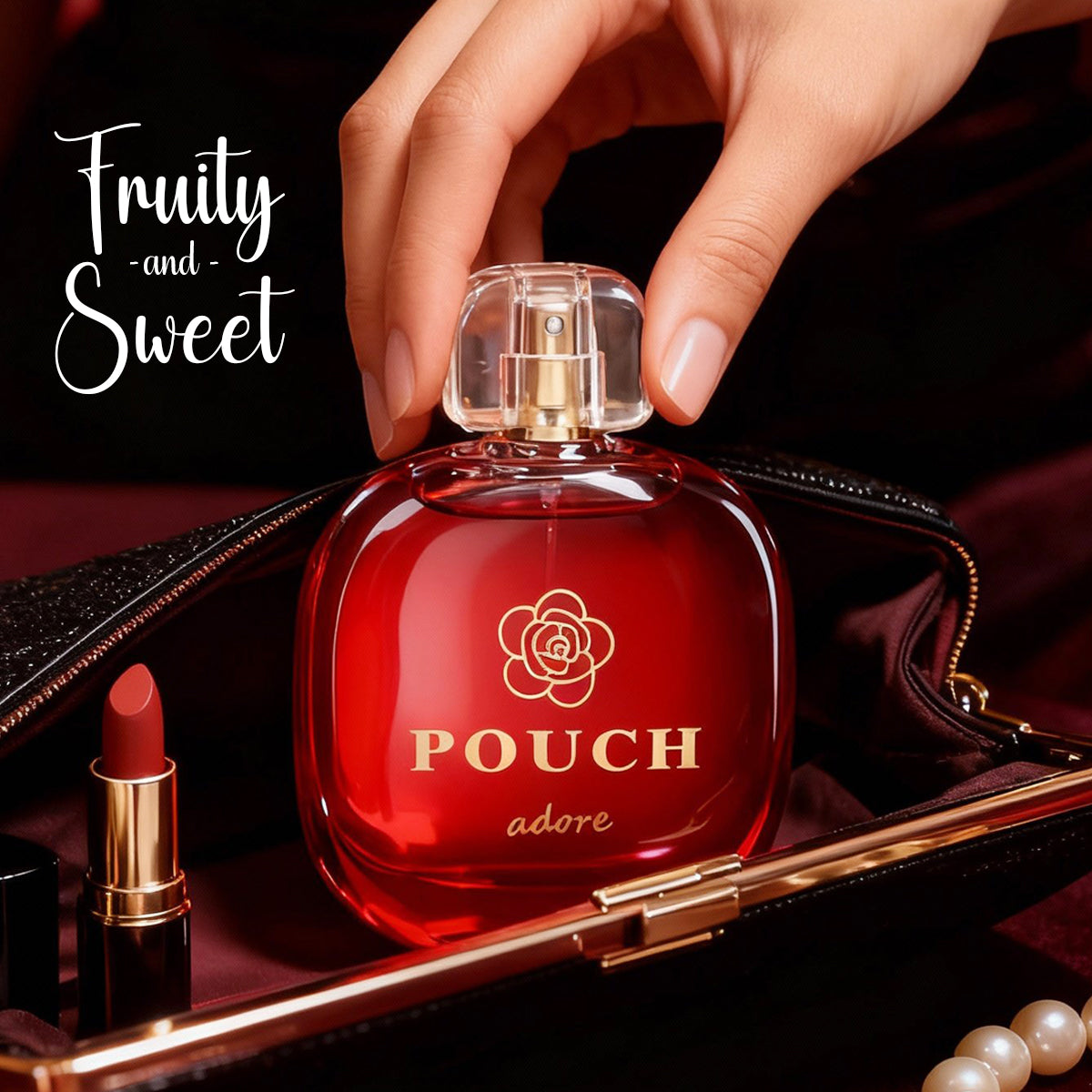 Pouch Adore Spray Perfume Eau De Parfum For Women - 100ML/3.4FL.OZ.