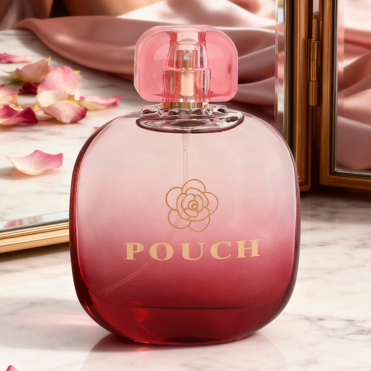 Pouch Blush Rose Spray Perfume Eau De Parfum For Women - 100ML/3.4FL.OZ.