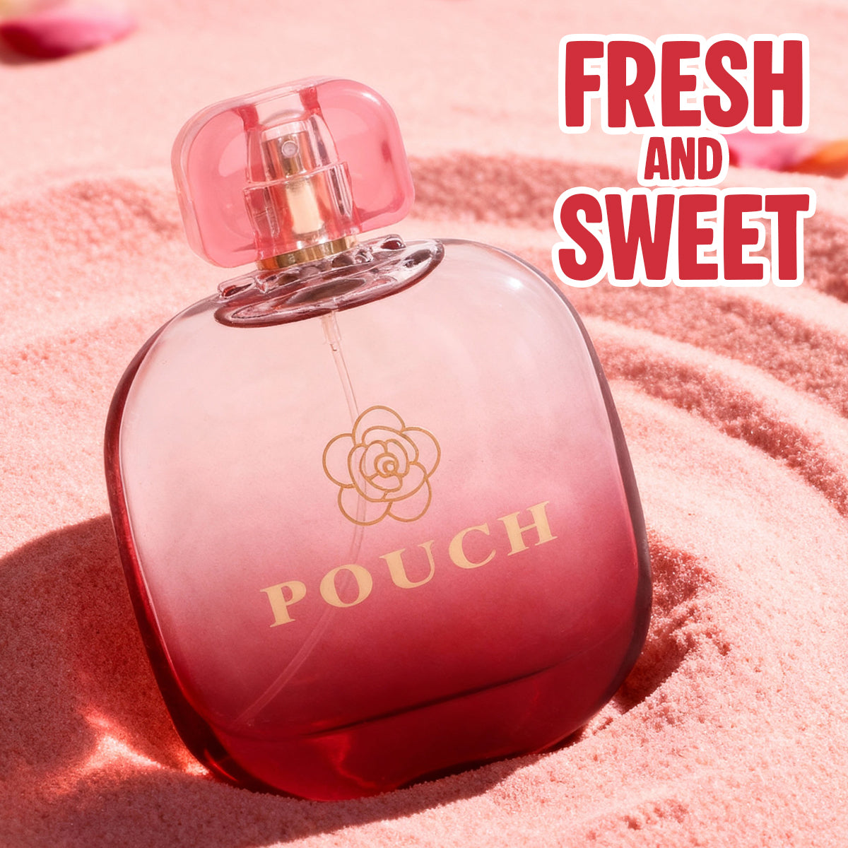 Pouch Blush Rose Spray Perfume Eau De Parfum For Women - 100ML/3.4FL.OZ.