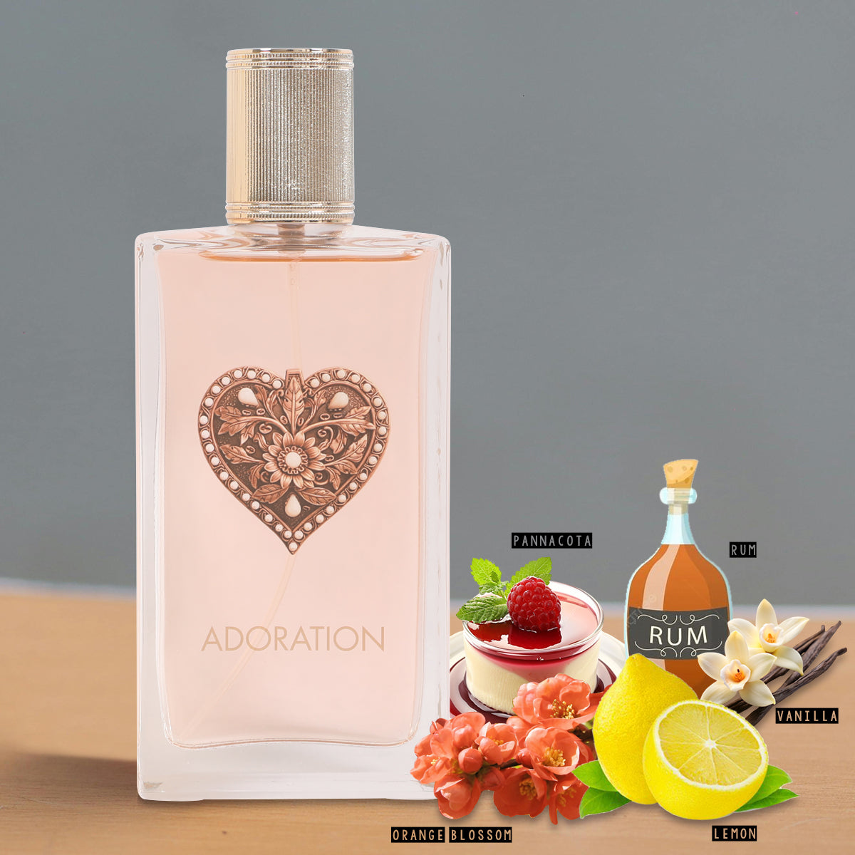 Adoration Spray Perfume Eau De Parfum For Women - 100ML/3.4 FL.OZ.