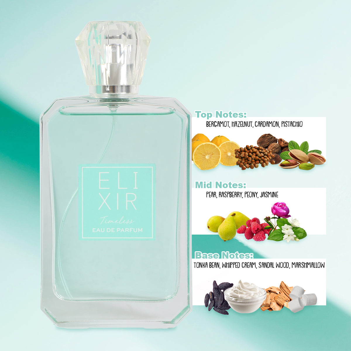 Elixir Timeless Spray Perfume Eau De Parfum For Women - 100ML/3.4 FL.OZ.