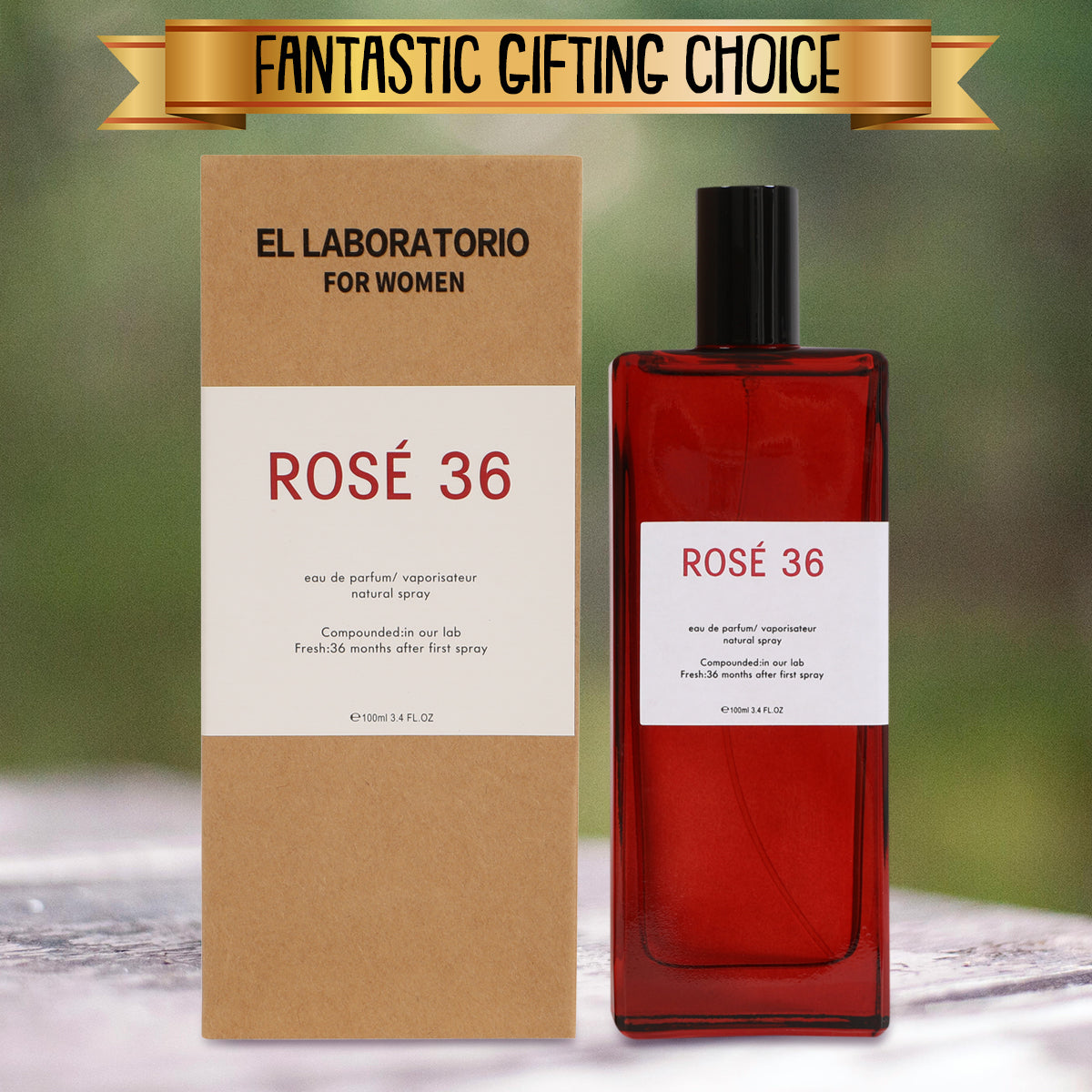 El Laboratorio Rose' 36 Spray Perfume Eau De Parfum For Women - 100ML/3.4 FL.OZ.