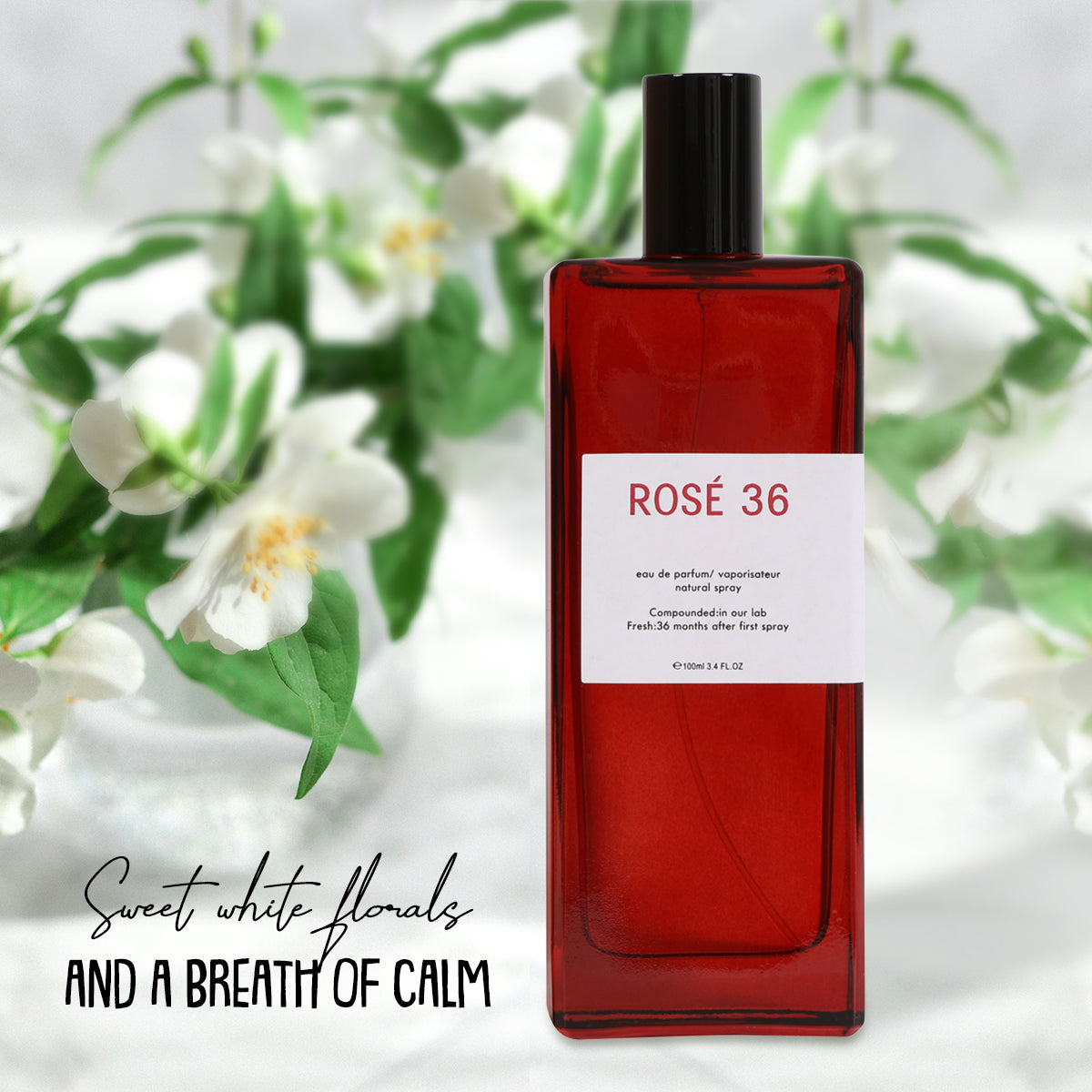 El Laboratorio Rose' 36 Spray Perfume Eau De Parfum For Women - 100ML/3.4 FL.OZ.