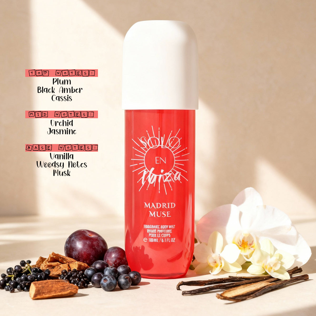 En Ibiza Madrid Muse Women Fragrance Body Mist 180ML/6.1FL OZ