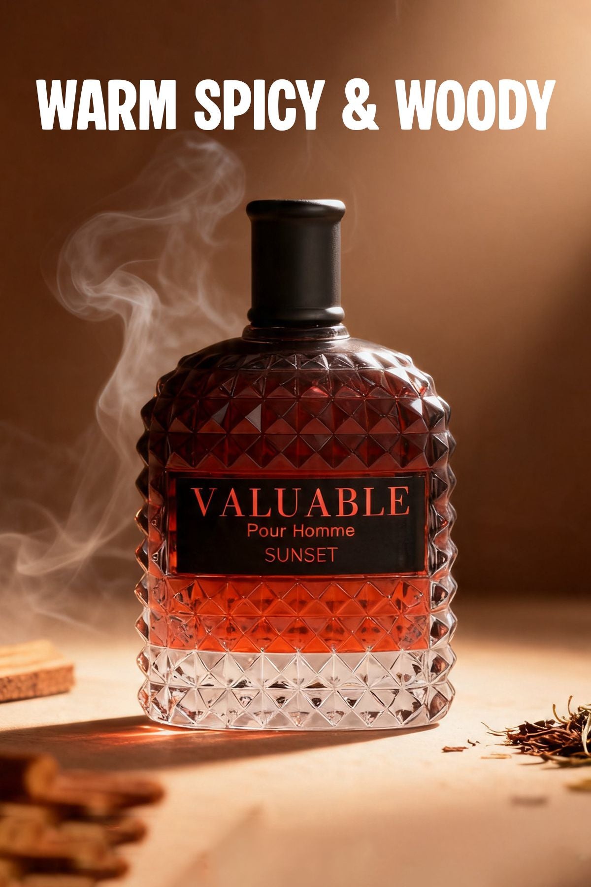 Valuable Pour Homme Paris Sunset Spray Perfume Eau De Parfum For Men 100ML/3.4FL.OZ.