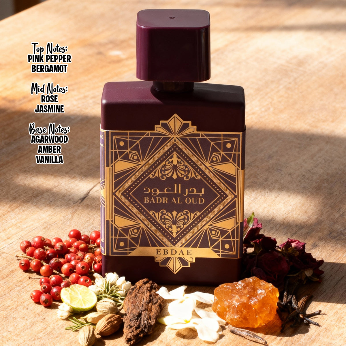 Badr Al Oud Amethyst Spray Perfume Eau De Parfum For Men And Women - 100ML/3.4FL.OZ.