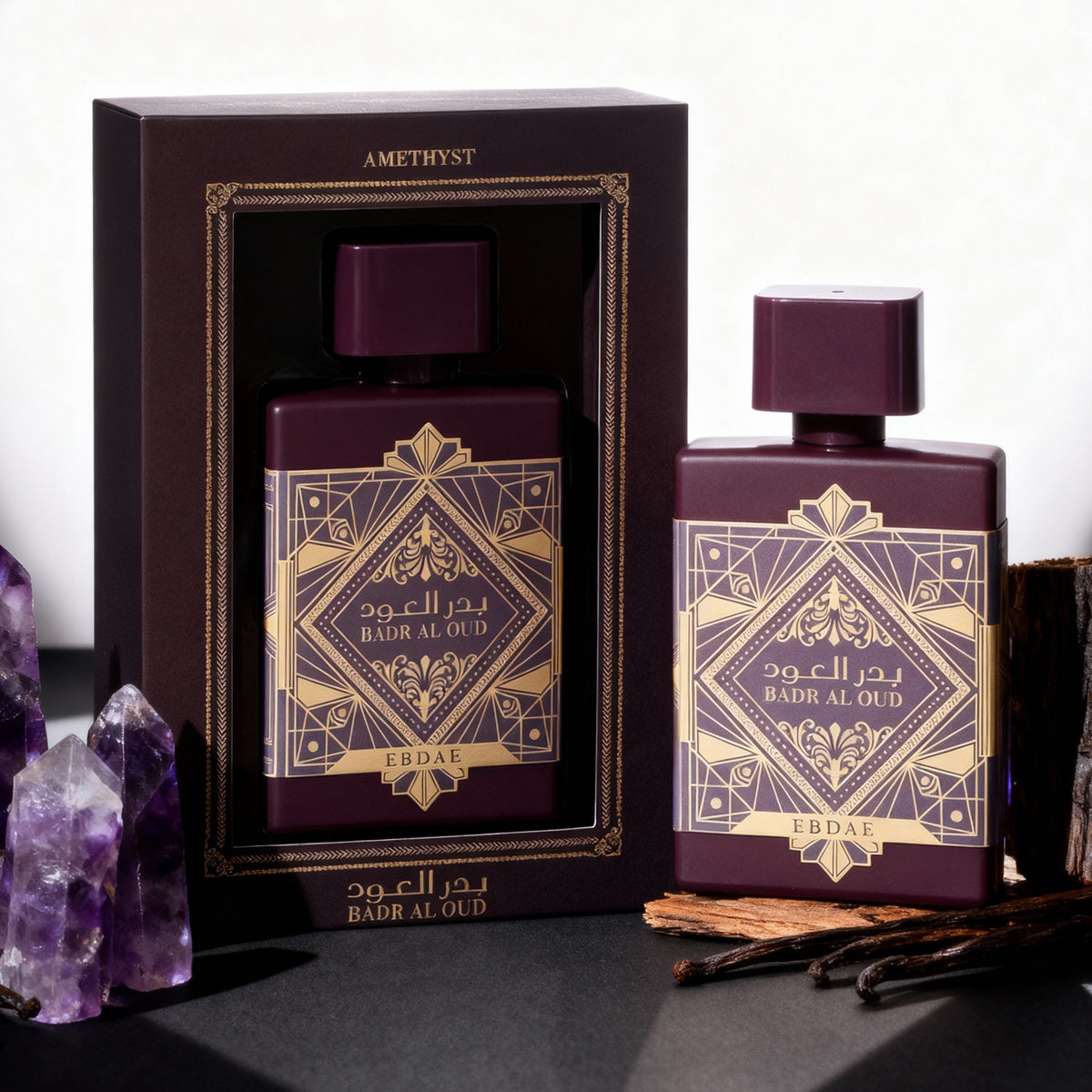 Badr Al Oud Amethyst Spray Perfume Eau De Parfum For Men And Women - 100ML/3.4FL.OZ.