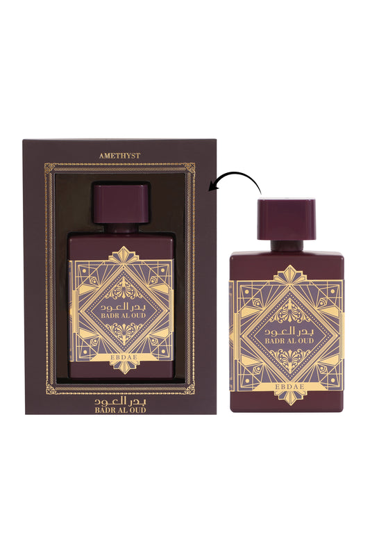 Badr Al Oud Amethyst Spray Perfume Eau De Parfum For Men And Women - 100ML/3.4FL.OZ.