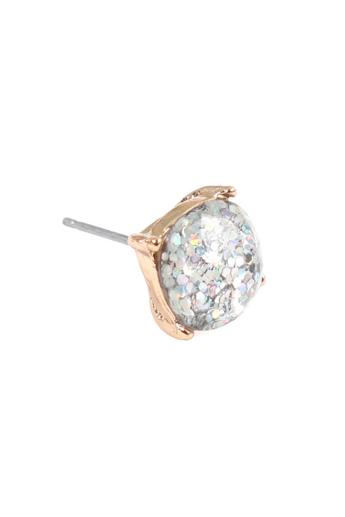 Glitter Epoxy Stud Earrings