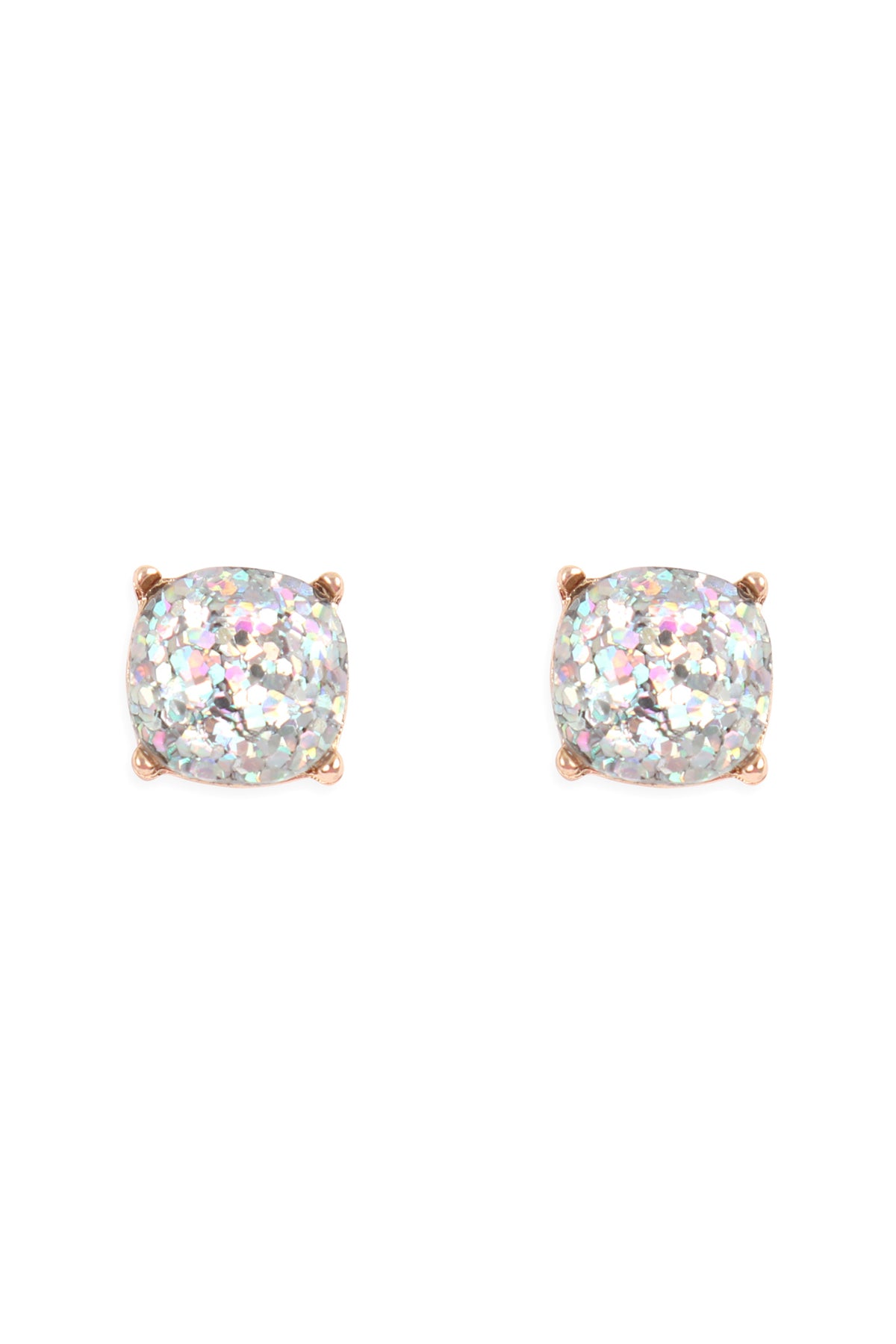 Glitter Epoxy Stud Earrings