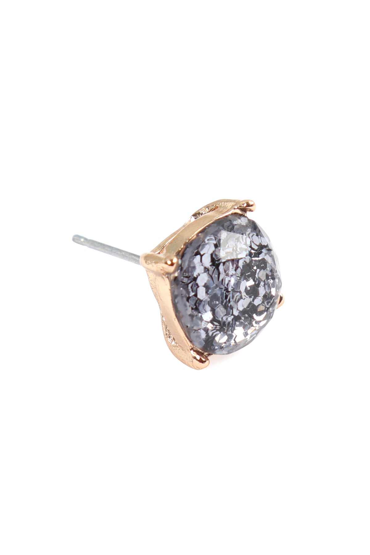 Glitter Epoxy Stud Earrings