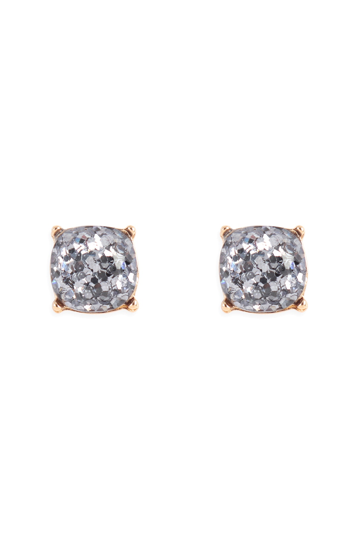 Glitter Epoxy Stud Earrings