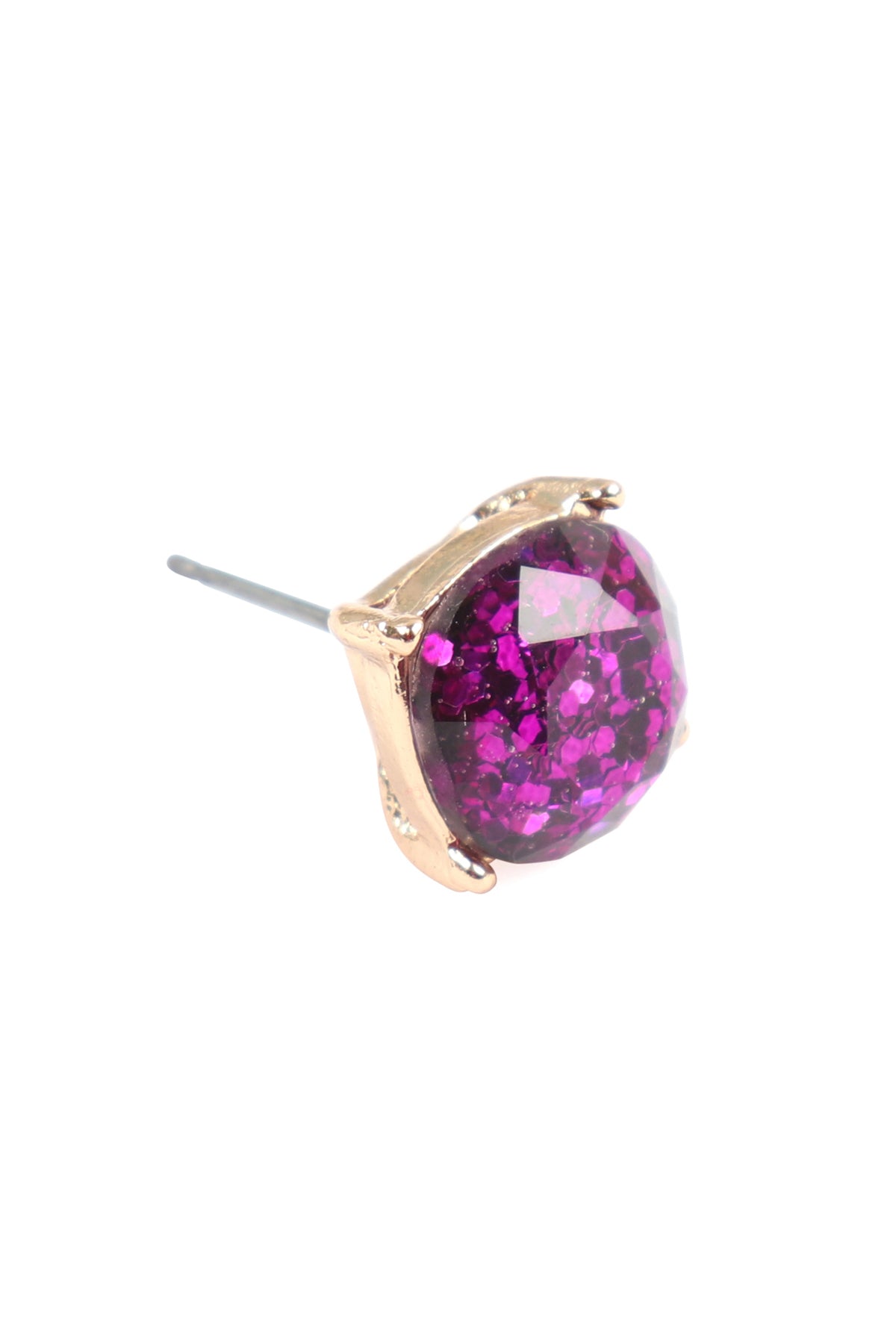 Glitter Epoxy Stud Earrings