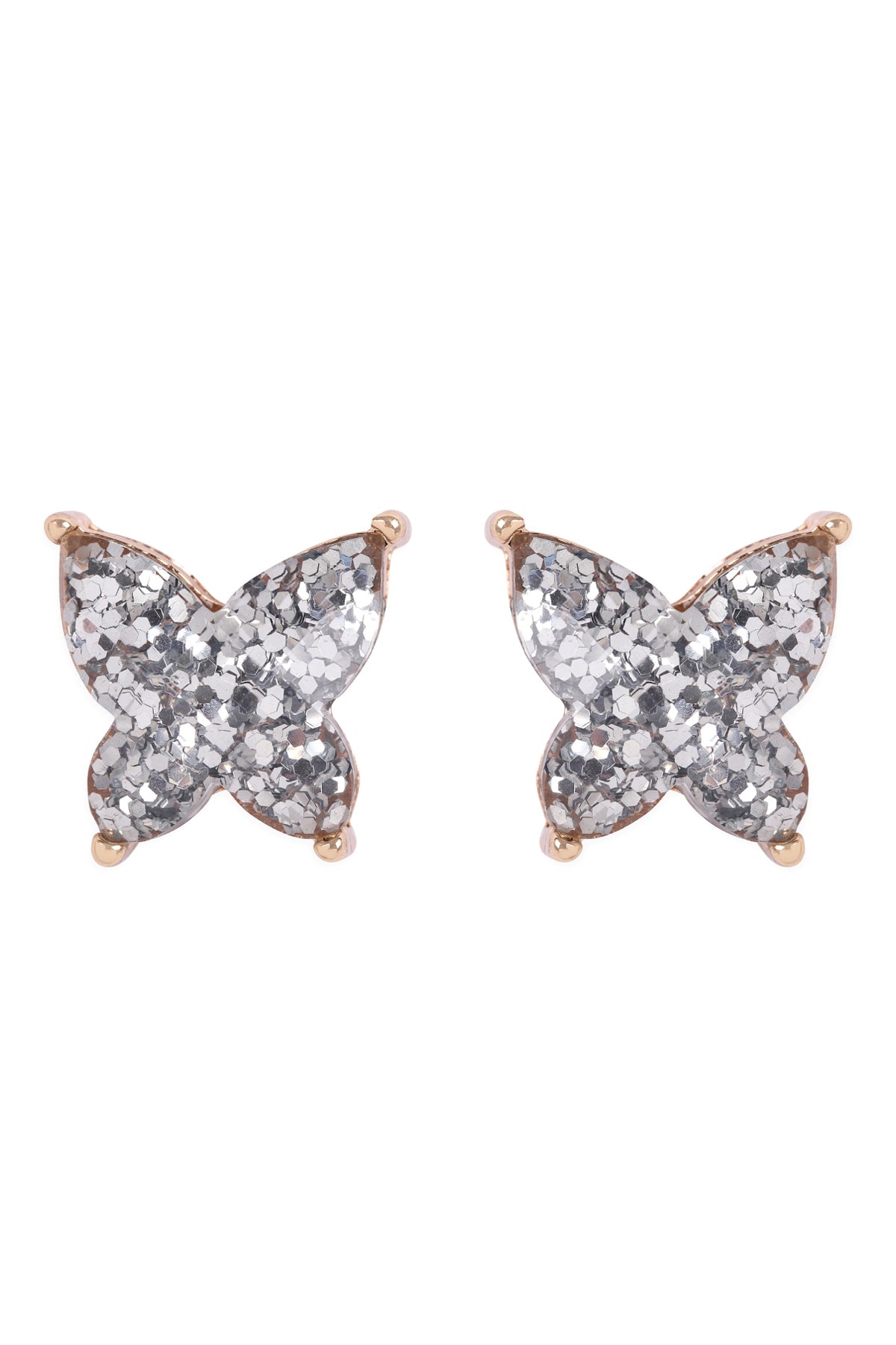 Butterfly Glitter Epoxy Earrings