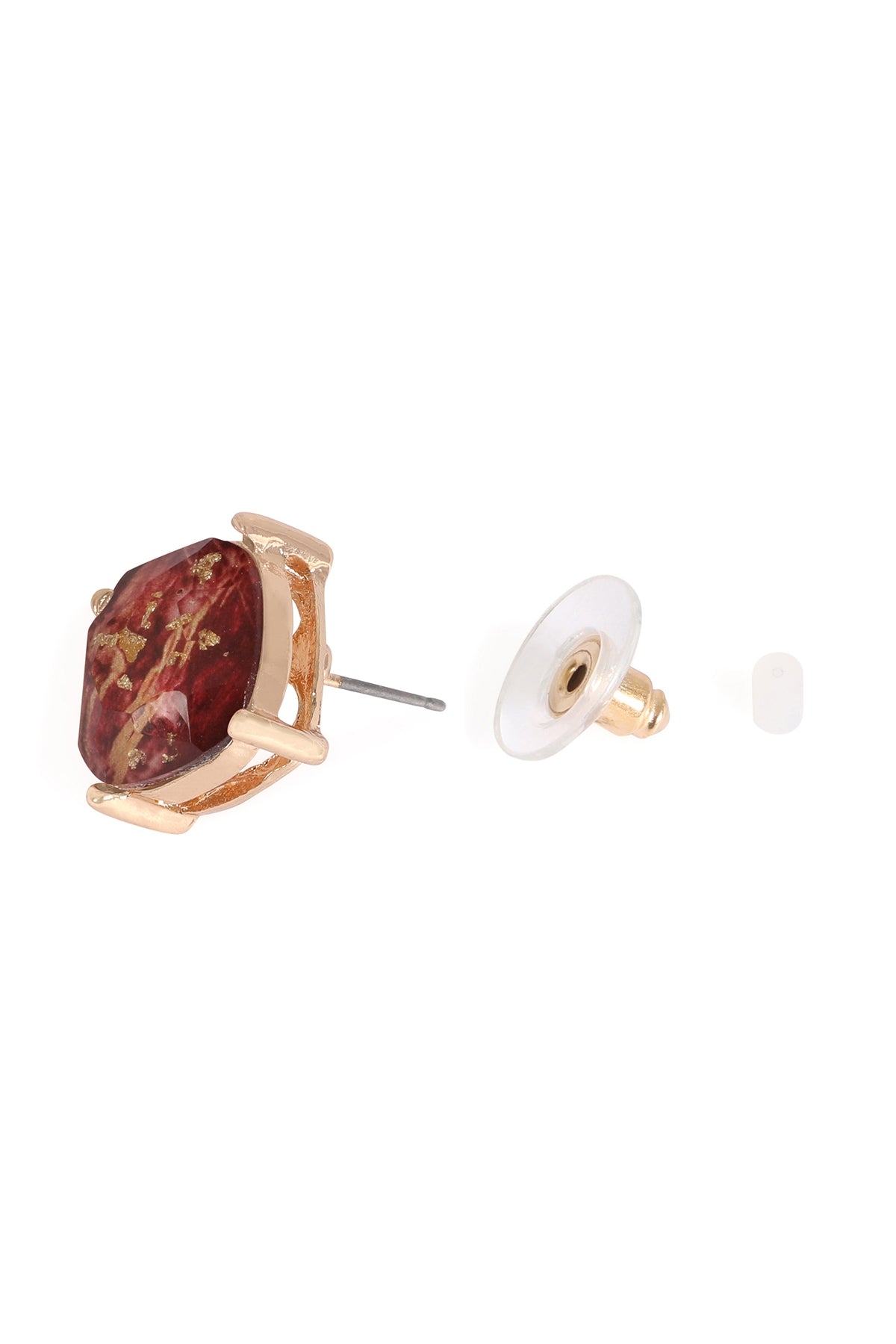 Marble Epoxy Stud Earrings