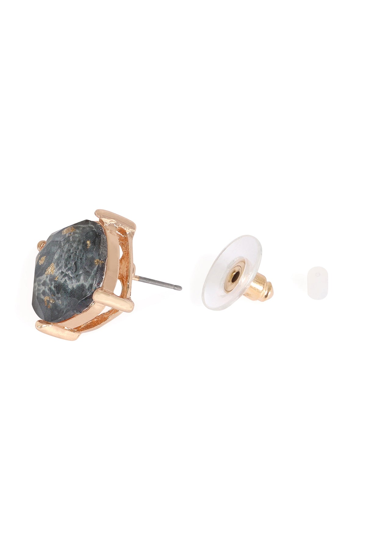 Marble Epoxy Stud Earrings