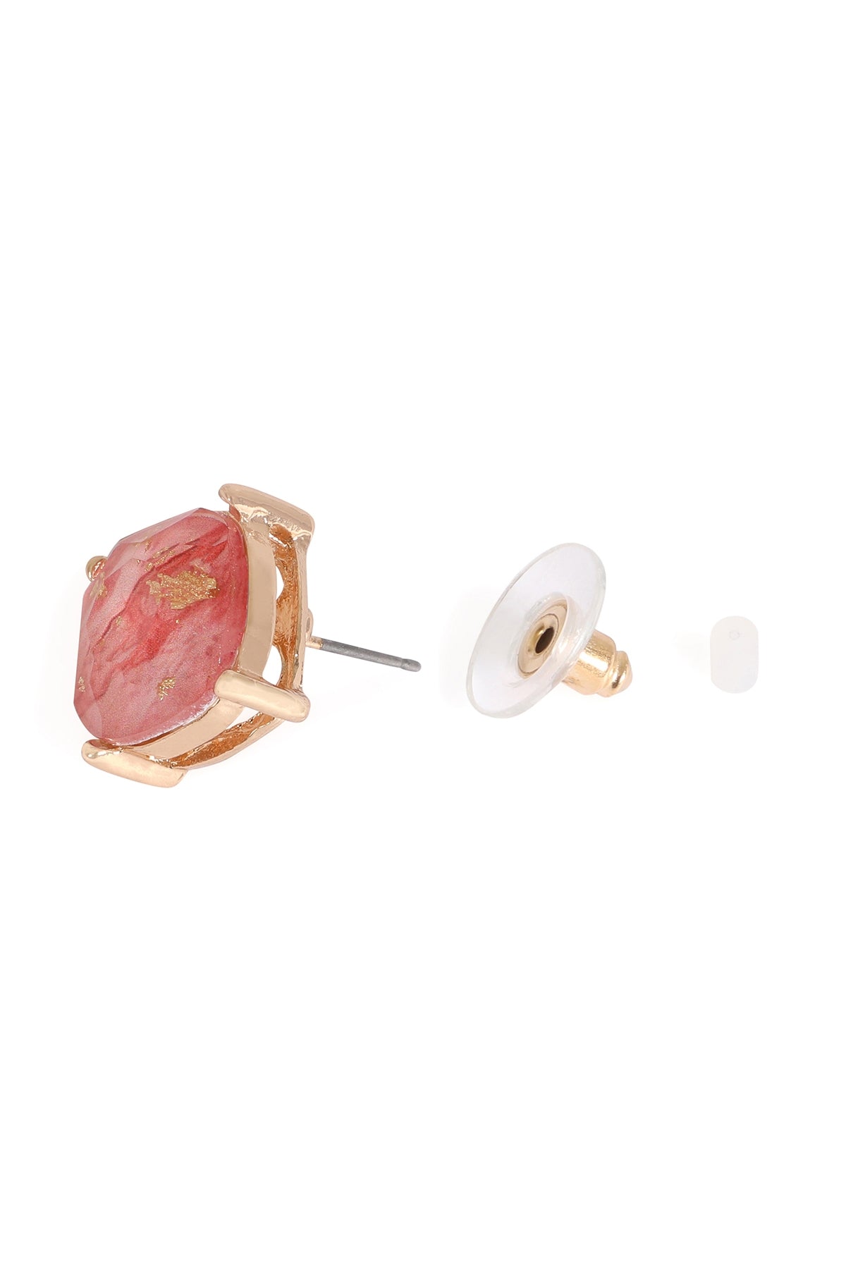 Marble Epoxy Stud Earrings