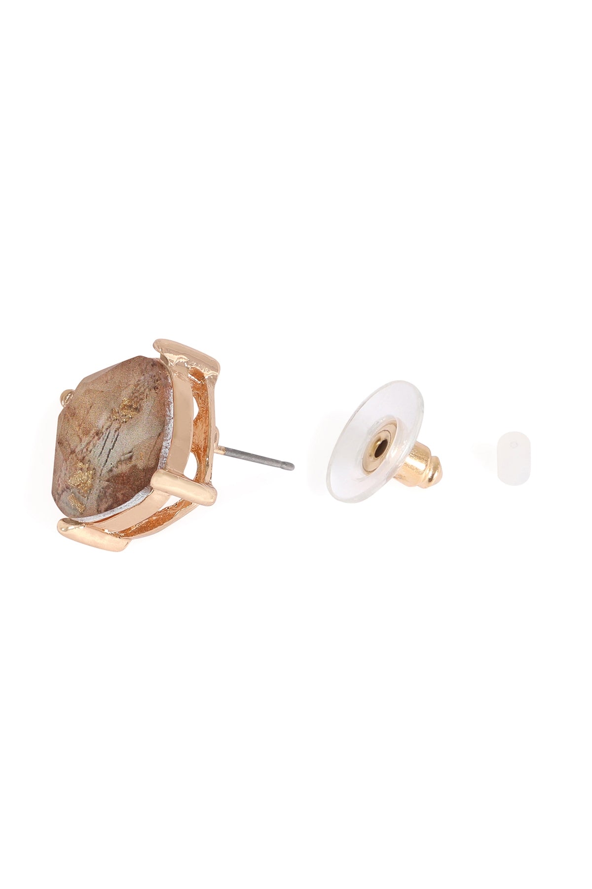 Marble Epoxy Stud Earrings