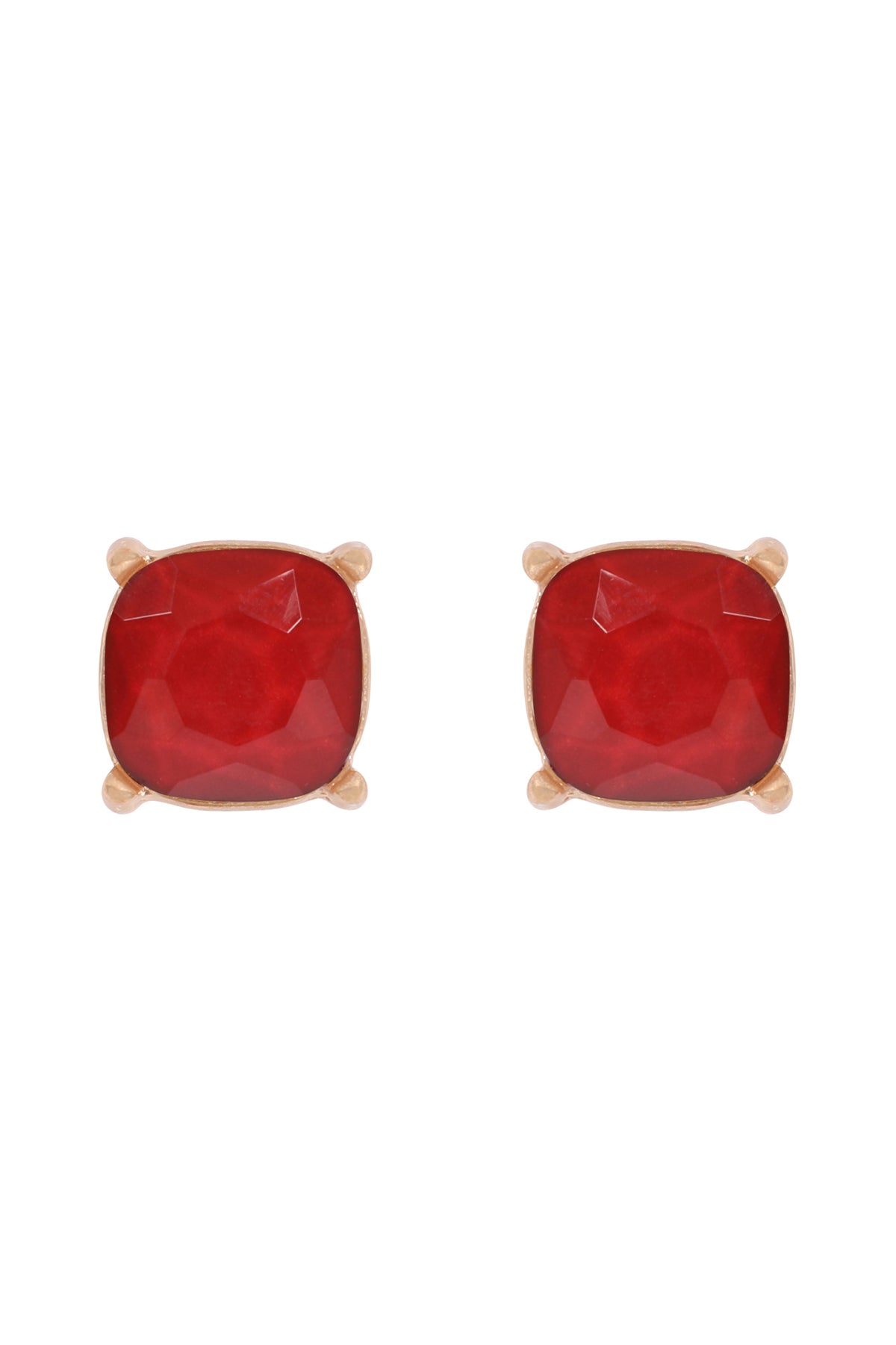 Fine Glitter Epoxy Stud Earrings