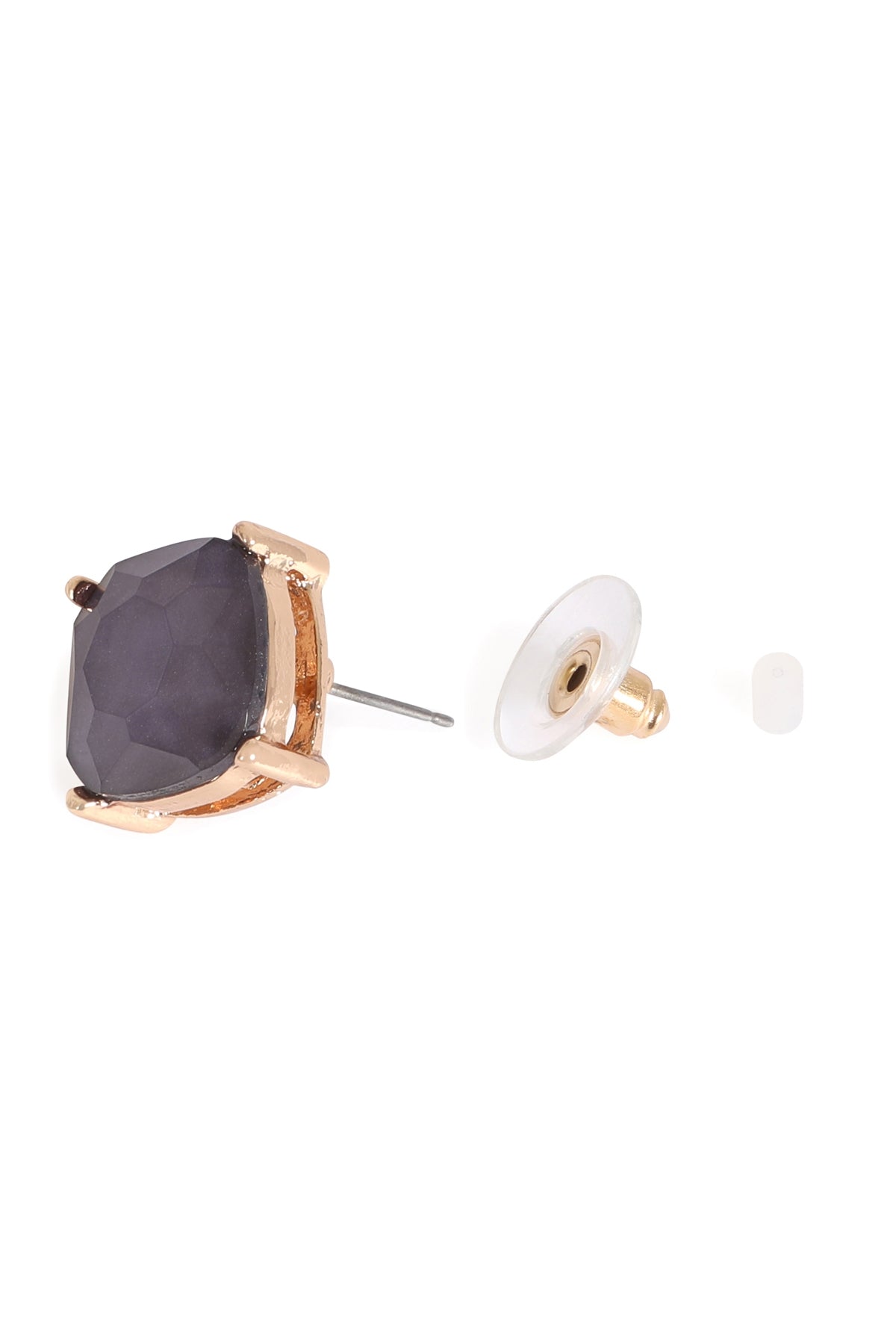 Fine Glitter Epoxy Stud Earrings