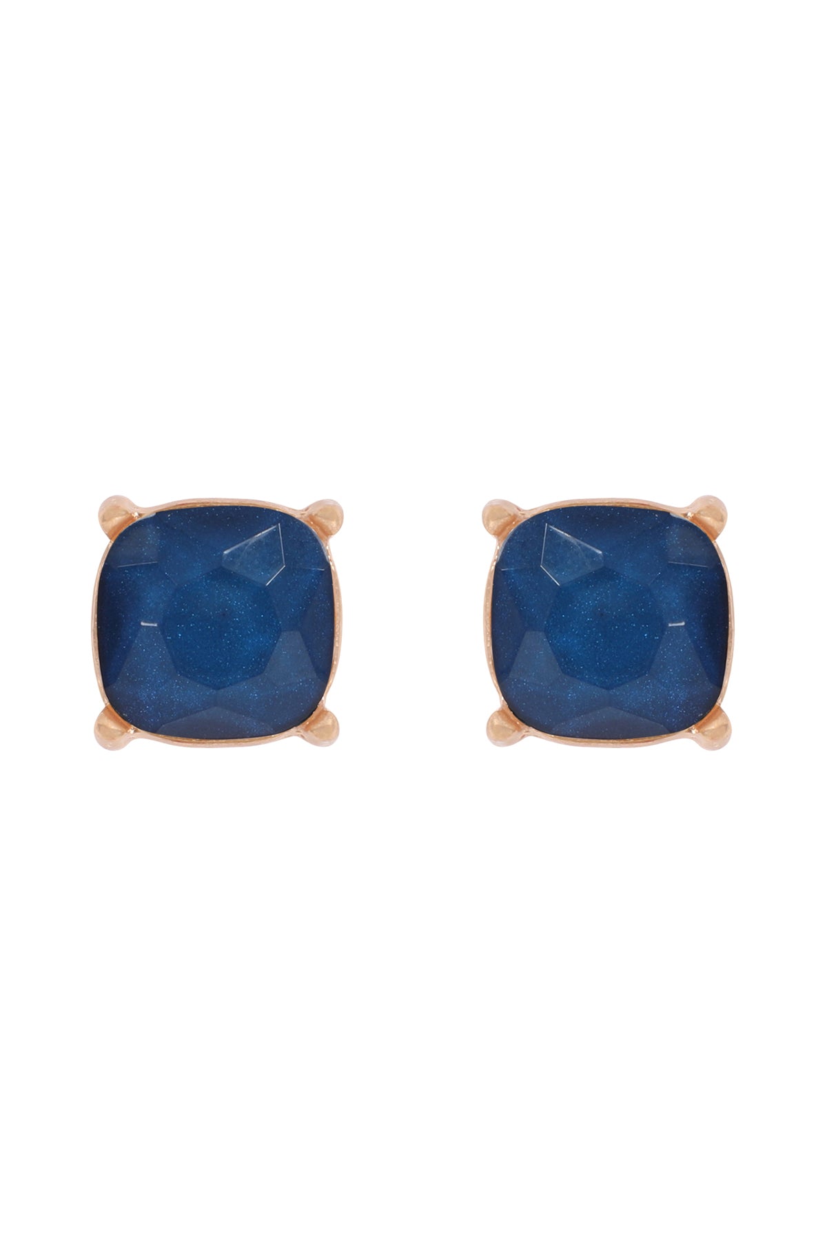 Fine Glitter Epoxy Stud Earrings