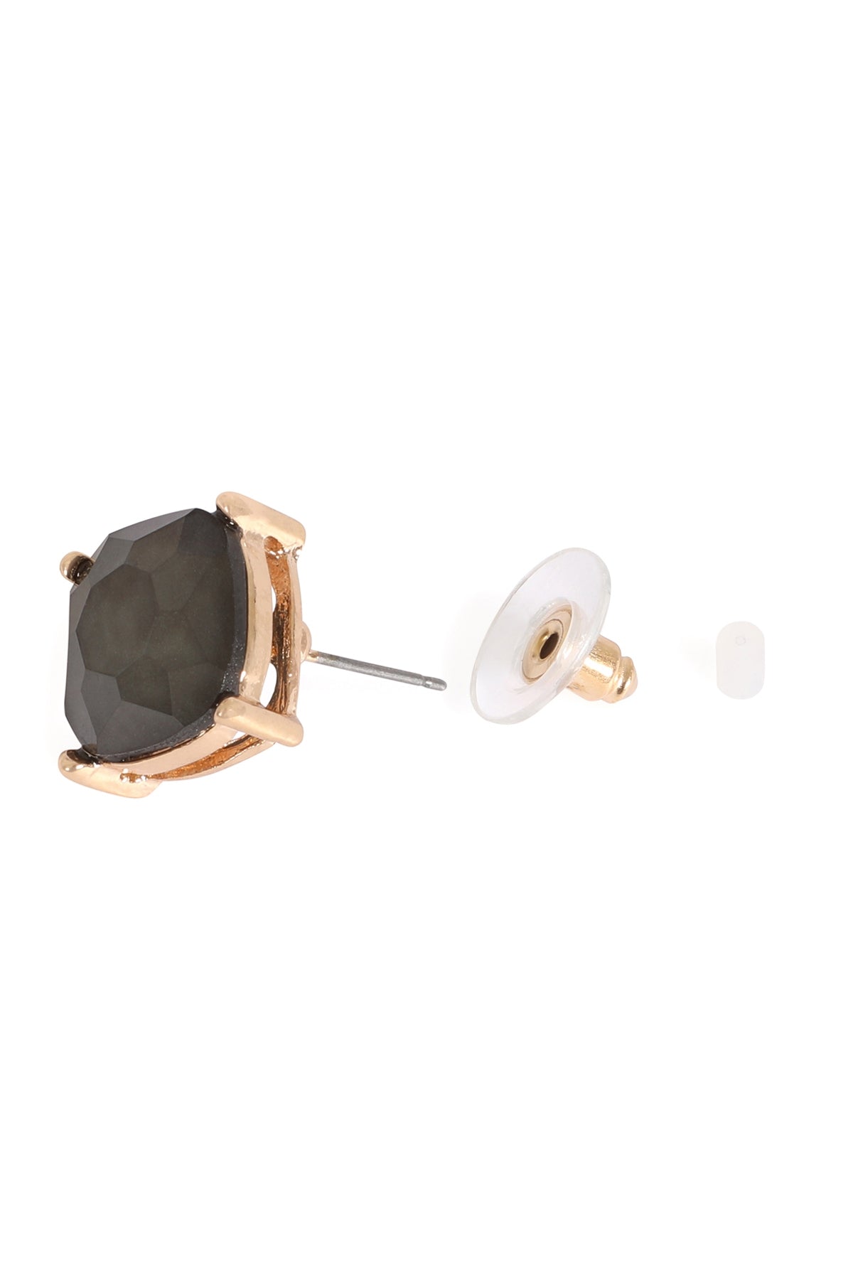 Fine Glitter Epoxy Stud Earrings