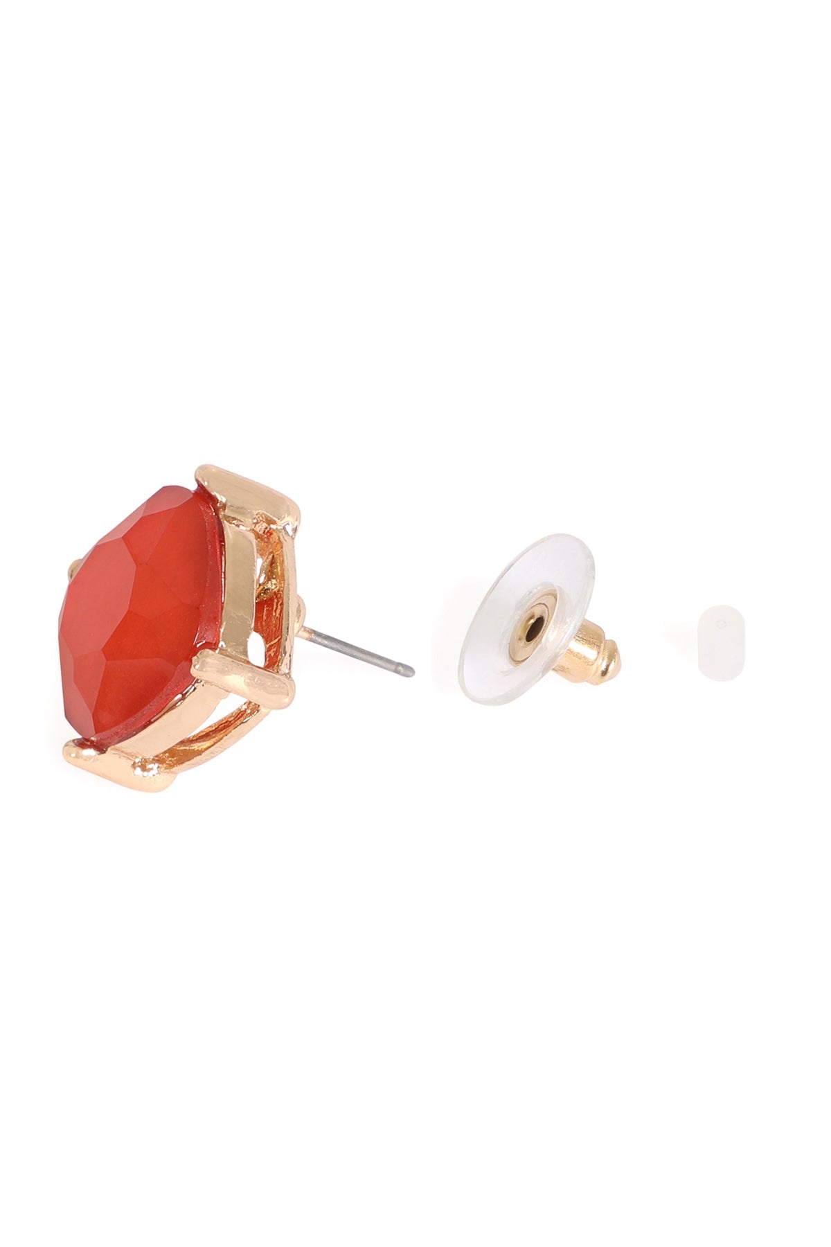 Fine Glitter Epoxy Stud Earrings