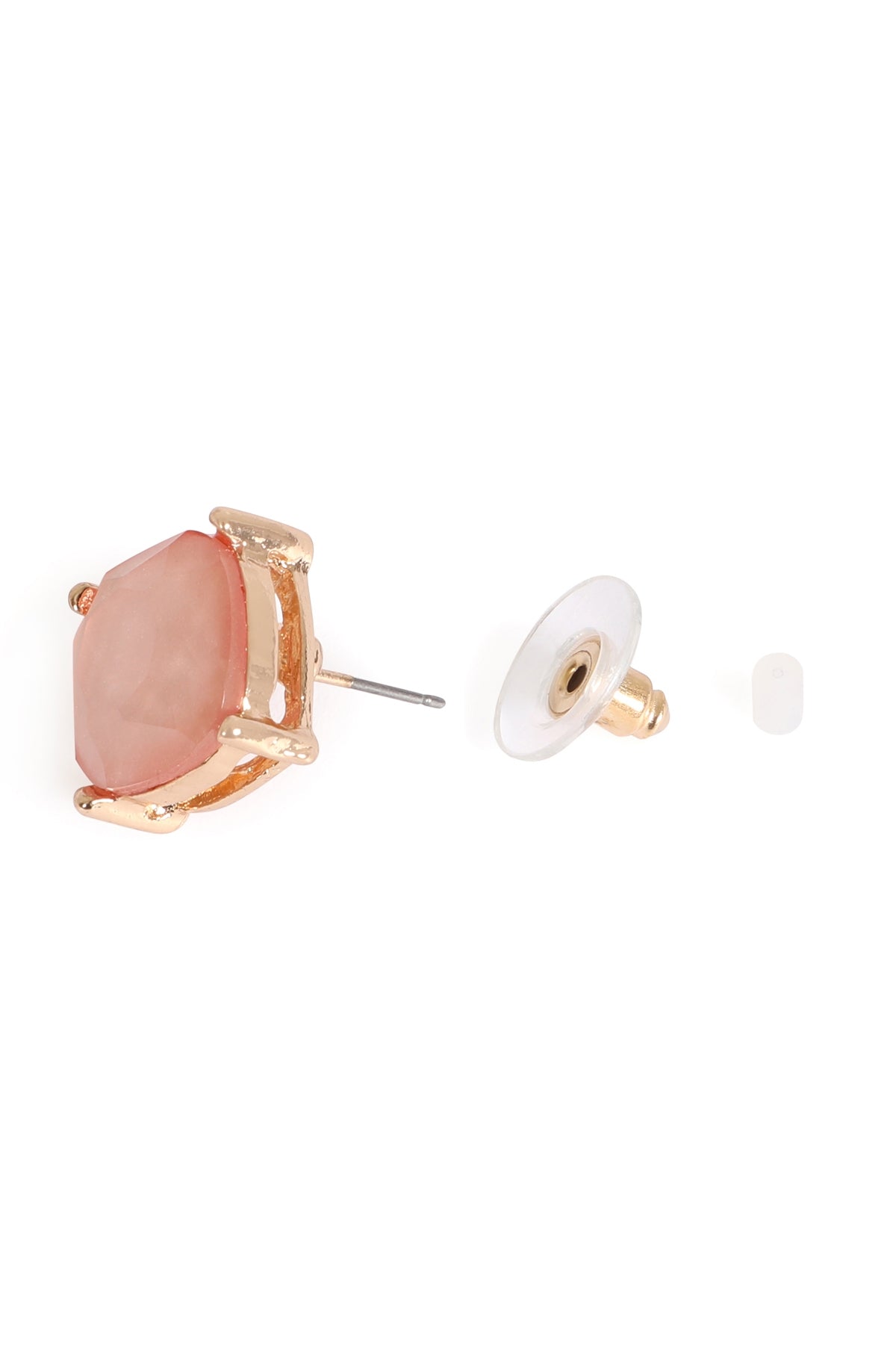 Fine Glitter Epoxy Stud Earrings