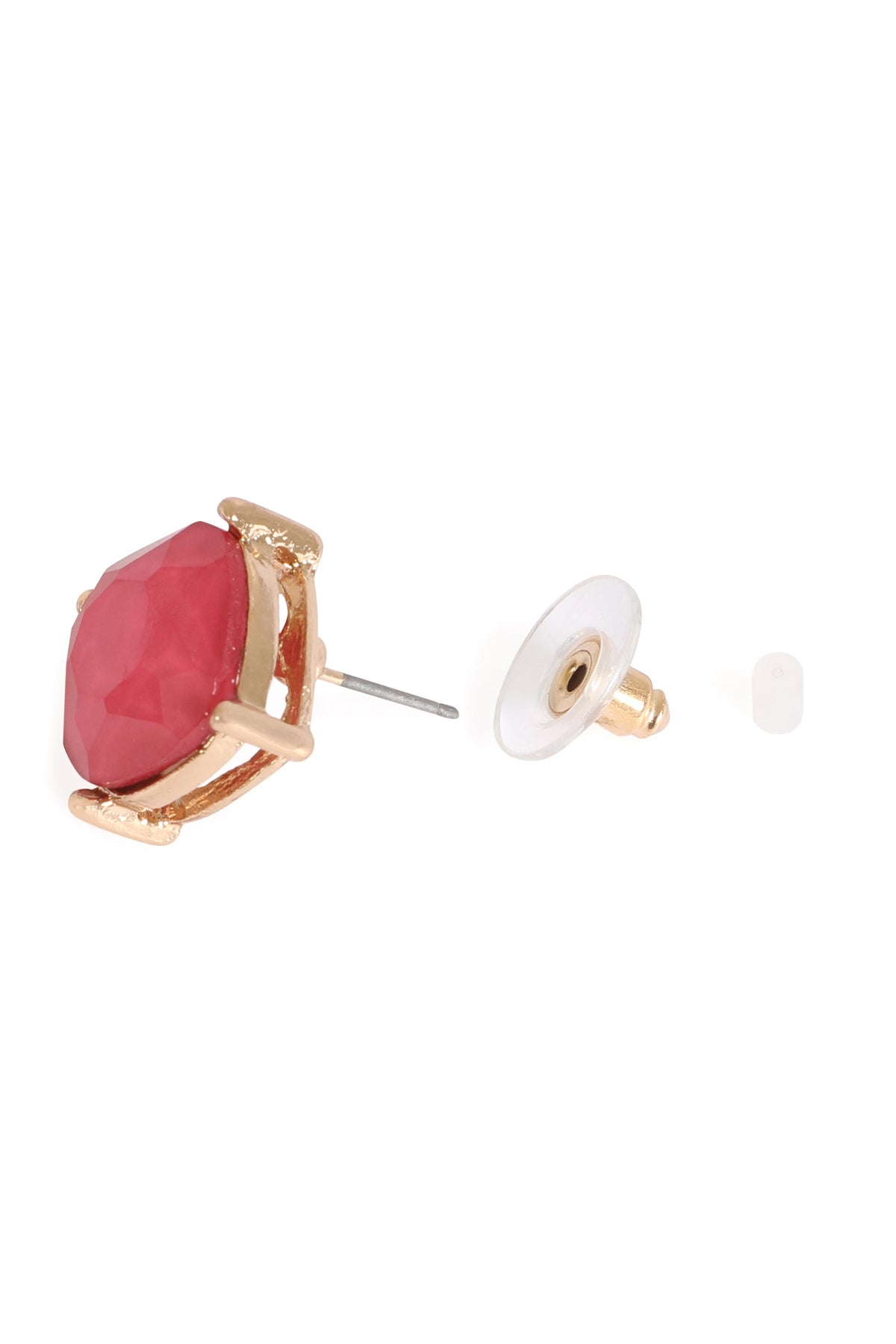 Fine Glitter Epoxy Stud Earrings