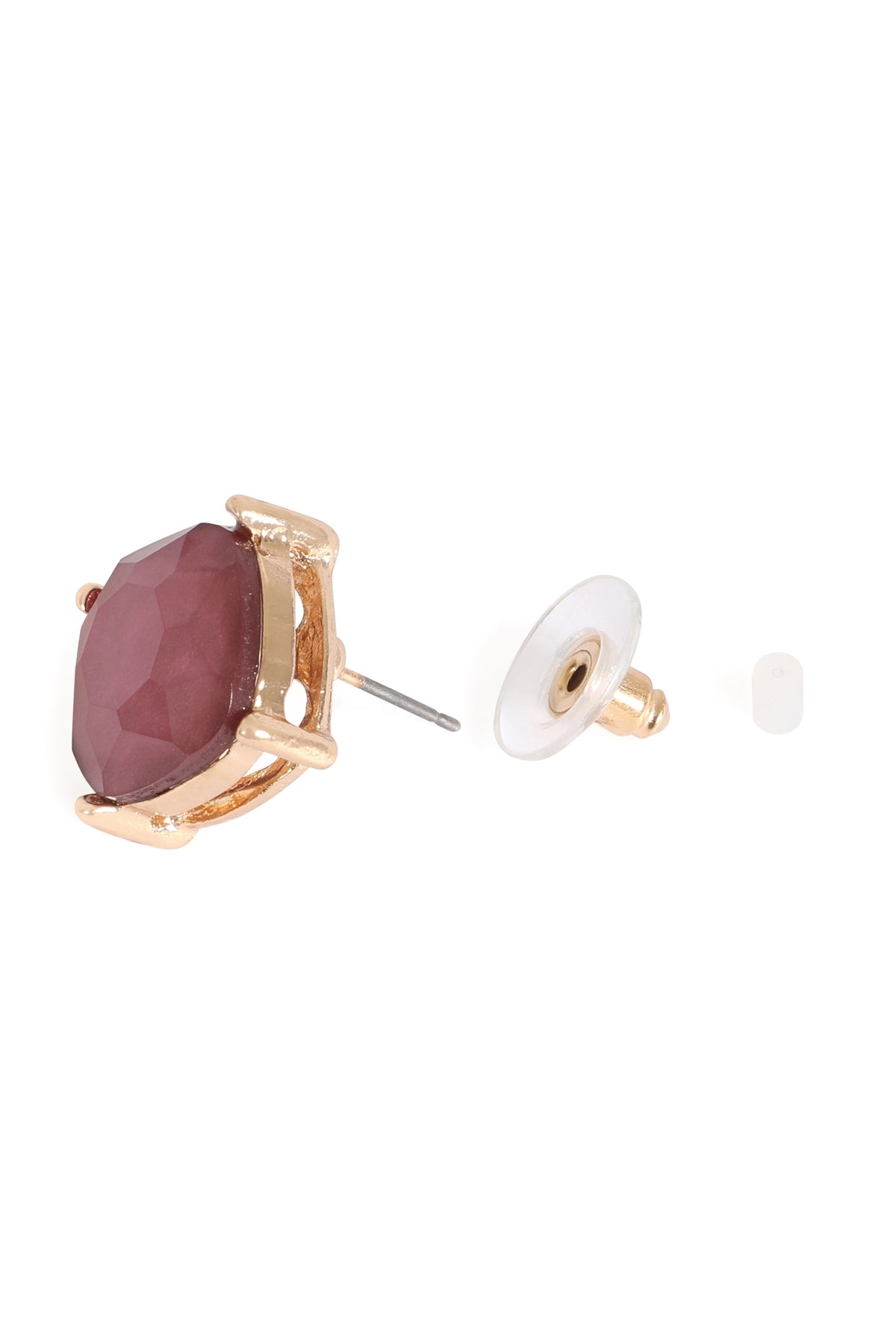 Fine Glitter Epoxy Stud Earrings