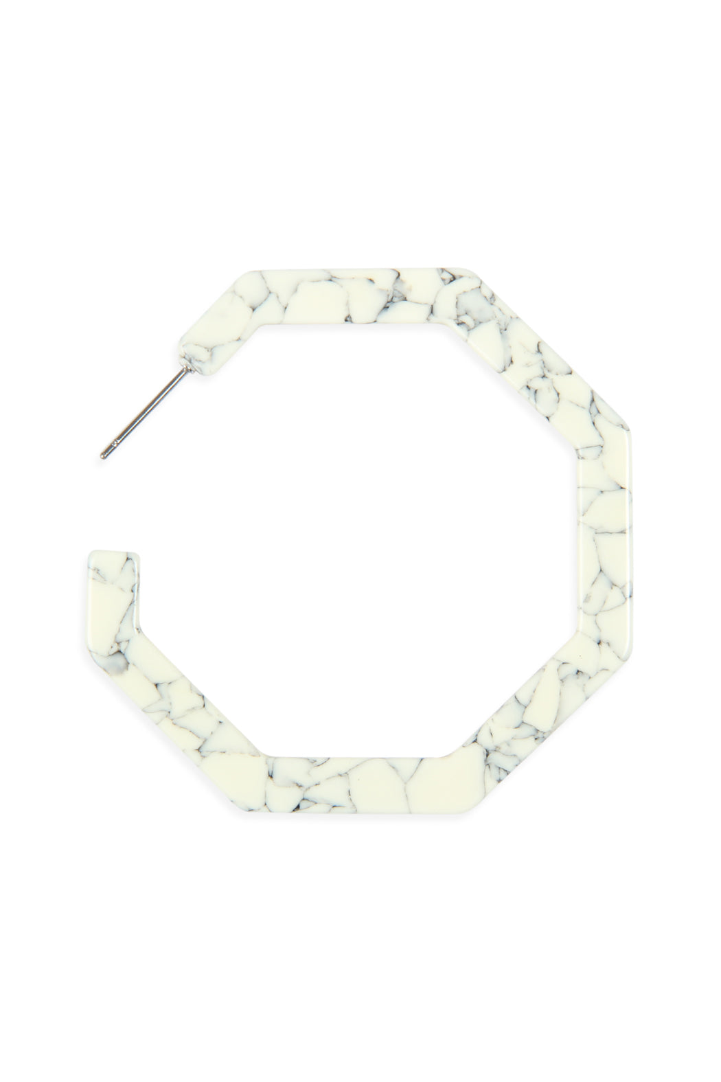 Octagon Acetate Earrings