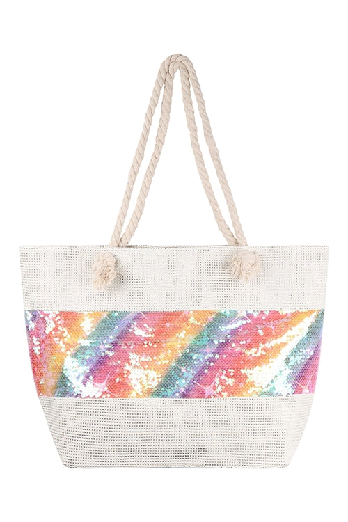 Sequin Glitters Tote Bag