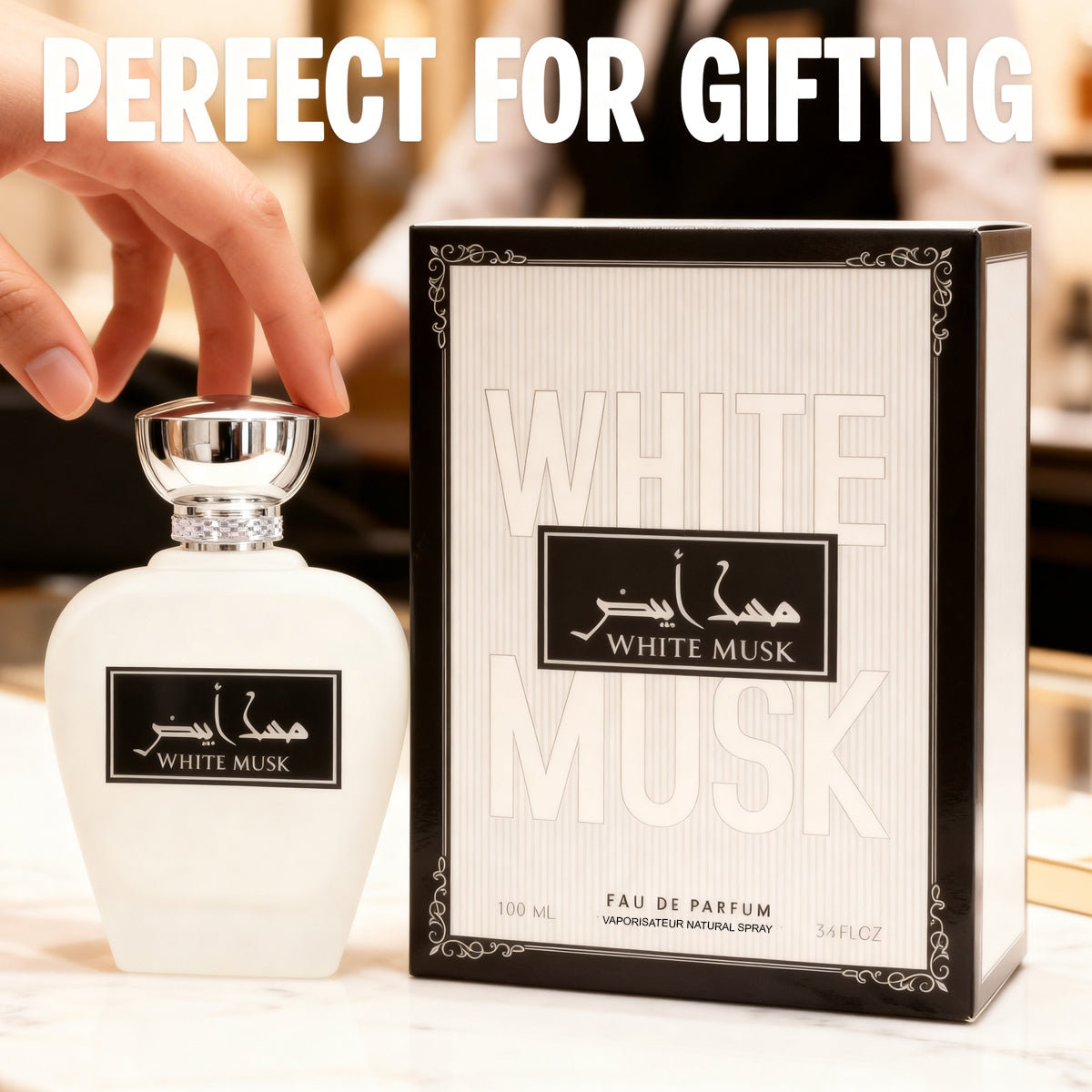 White Musk Spray Perfume Eau De Parfum For Men And Women - 100ML/3.4FL.OZ.