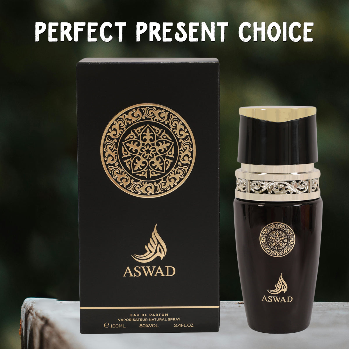 Aswad Spray Perfume Eau De Parfum For Men - 100ML/3.4FL.OZ./3PCS