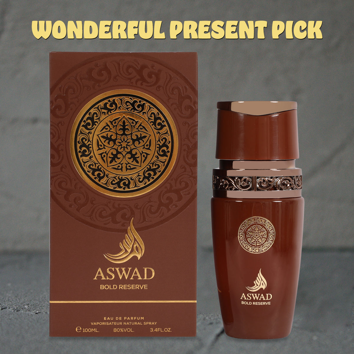Aswad Bold Reserve Spray Perfume Eau De Parfum For Men - 100ML/3.4FL.OZ.