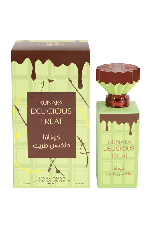 Kunafa Delicious Treat Spray Perfume Eau De Parfum For Men And Women - 100ML/3.4FL.OZ.