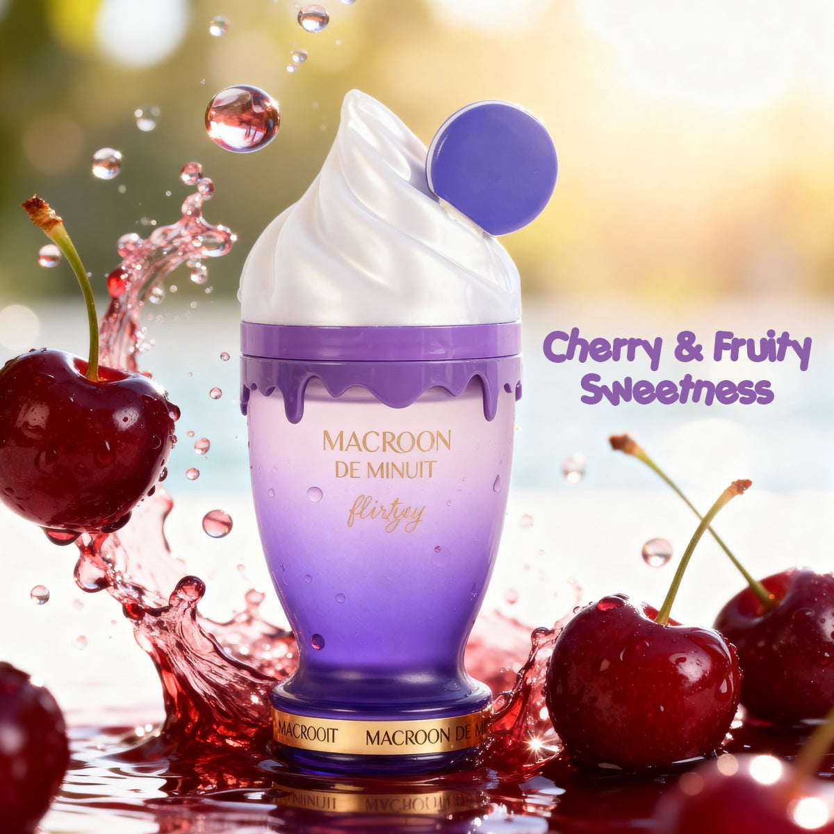 Macroon De Minuit Flirtisy Spray Perfume Eau De Parfum For Women - 100ML/3.4FL.OZ./3PCS