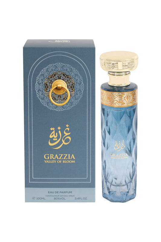 Grazzia Valley Of Bloom Spray Perfume Eau De Parfum For Men And Women - 100ML/3.4FL.OZ.