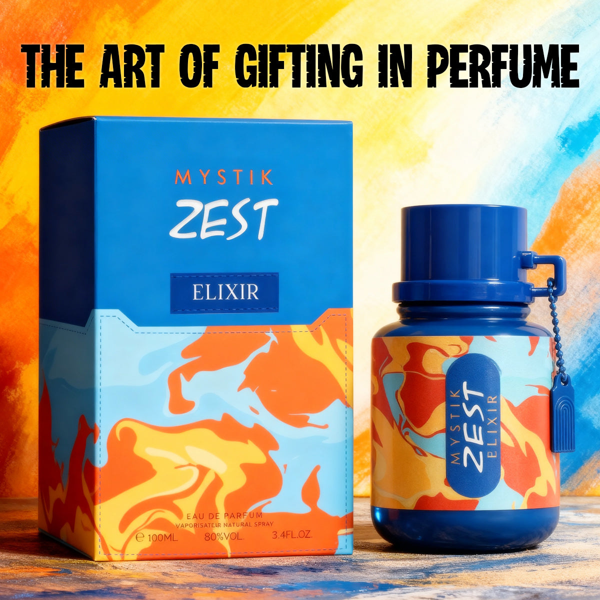 Mystik Zest Elixir Spray Perfume Eau De Parfum For Men And Women - 100ML/3.4FL.OZ.