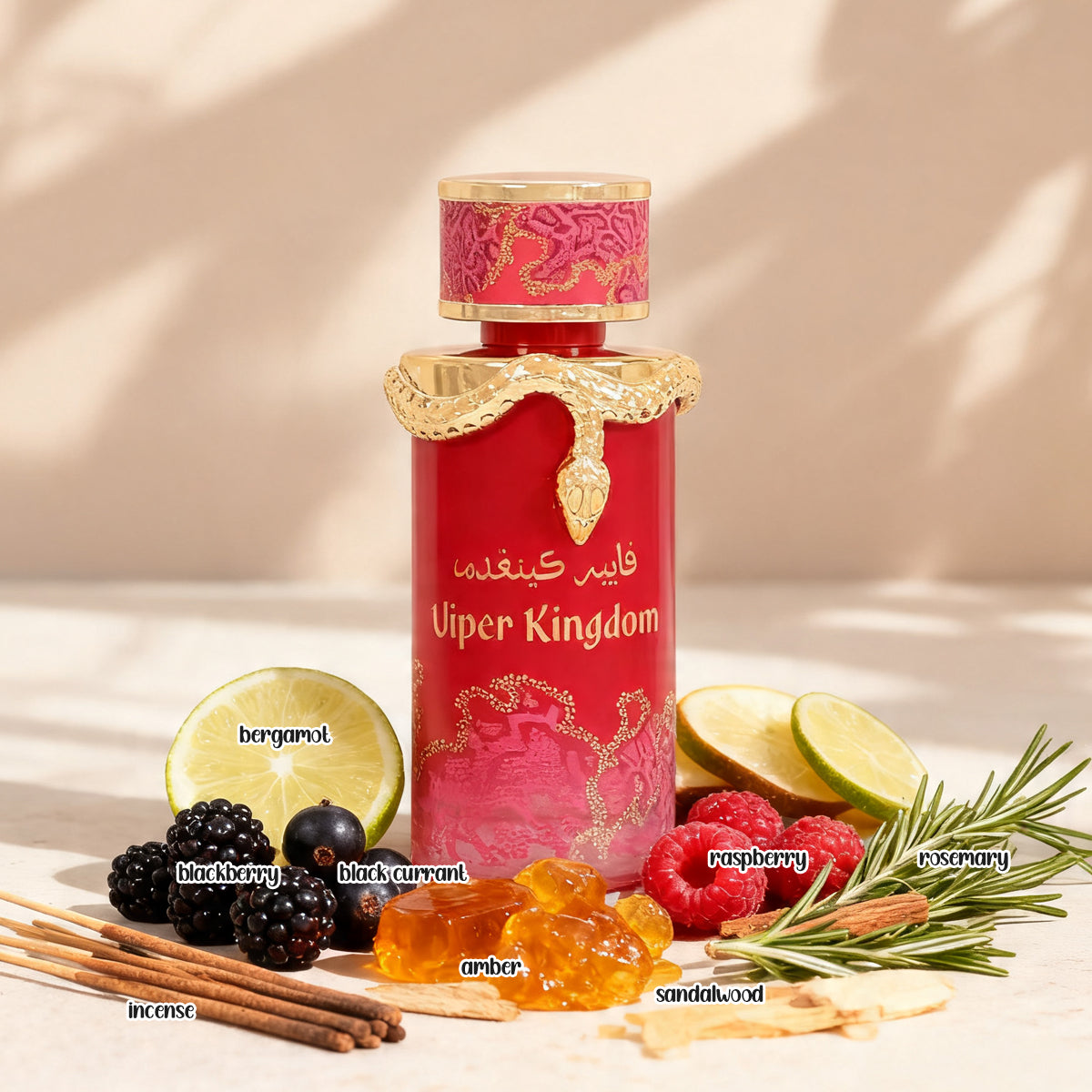Viper Kingdom Reborn Spray Perfume Eau De Parfum For Men And Women - 100ML/3.4FL.OZ./3PCS