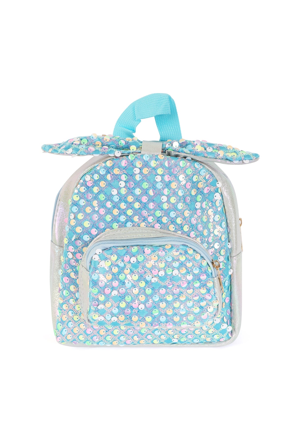 Cute Ribbon Glitter Kids Backpack
