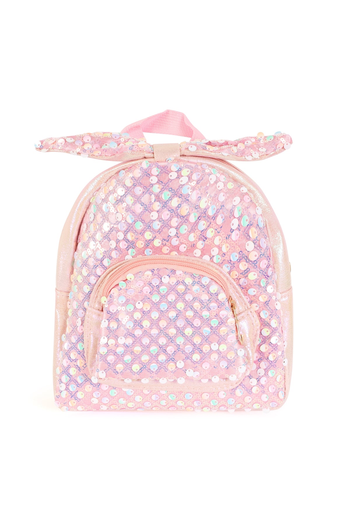 Cute Ribbon Glitter Kids Backpack