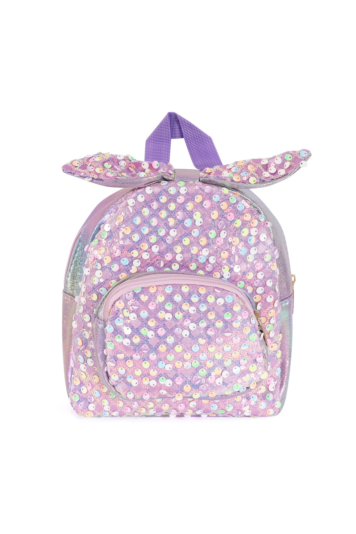Cute Ribbon Glitter Kids Backpack