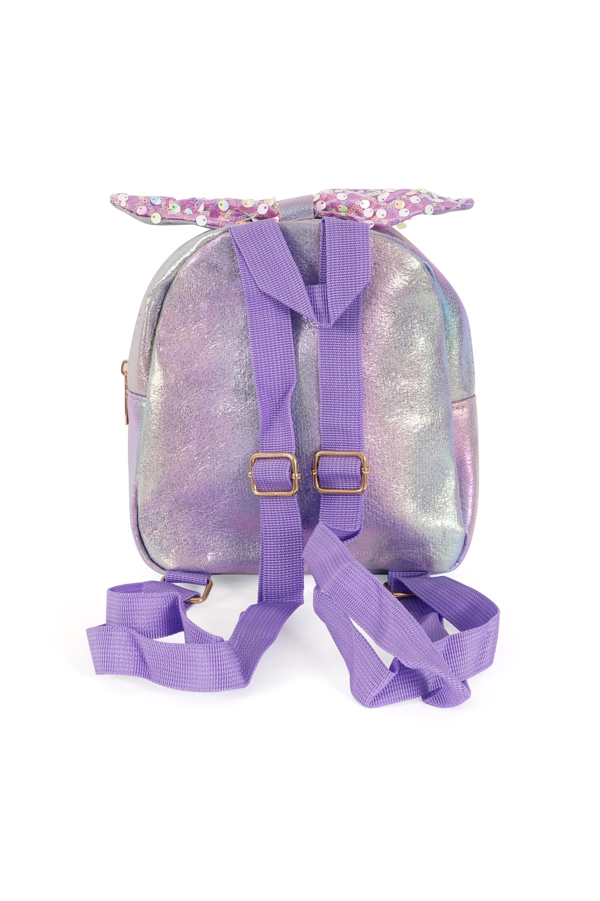 Cute Ribbon Glitter Kids Backpack