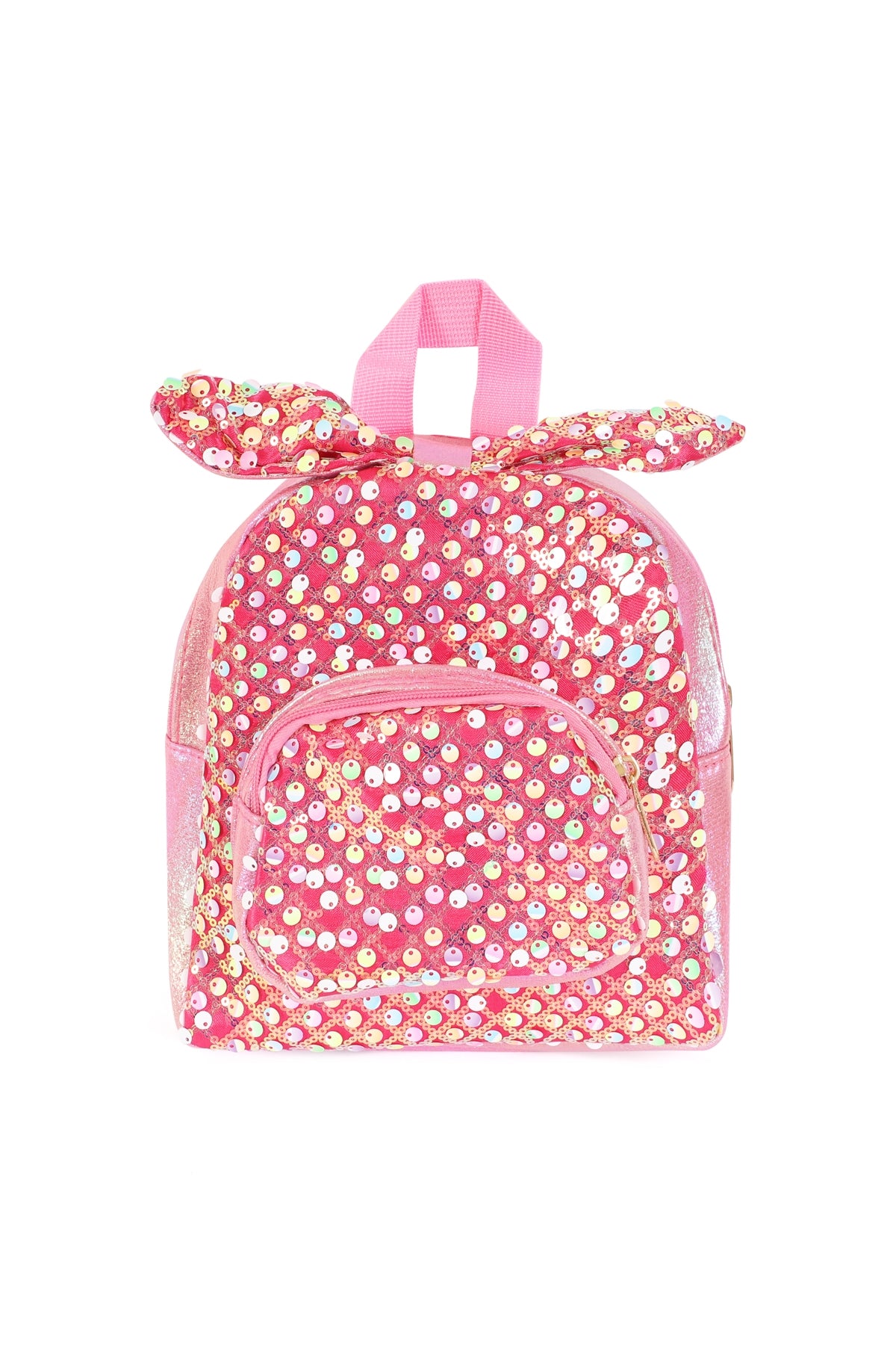Cute Ribbon Glitter Kids Backpack