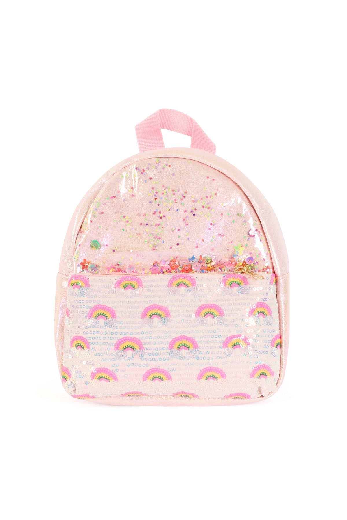 Cute Rainbow Glitter Kids Backpack